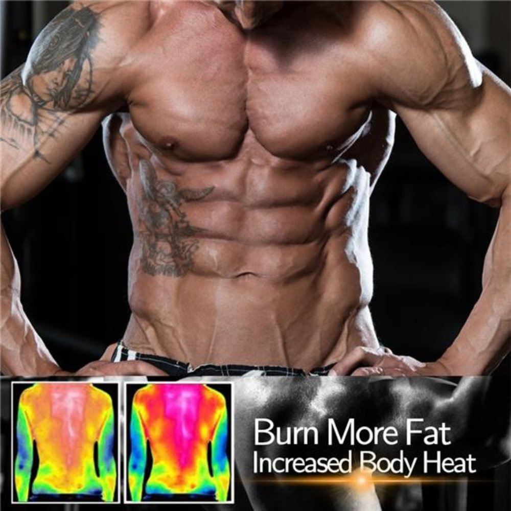 Men Sweat Vest Sauna Suit Waist Trainer Vest